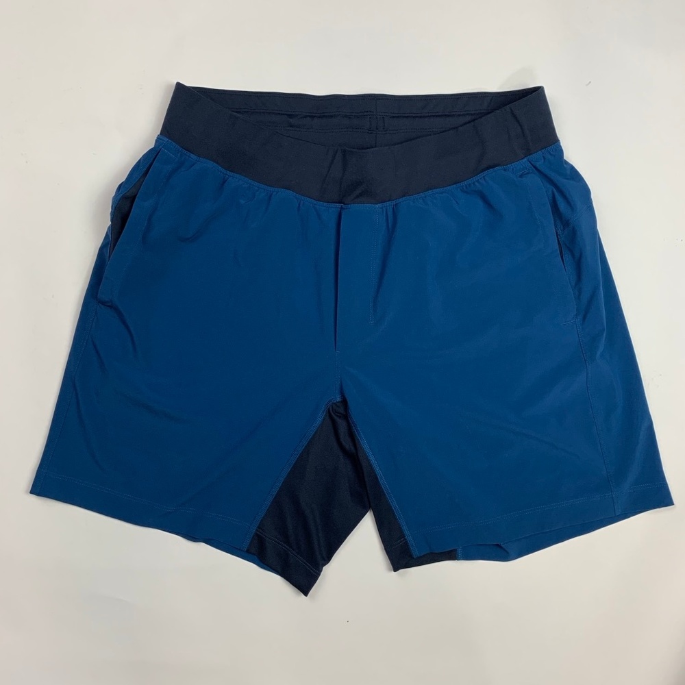 Lululemon Men Linerless 7" Inseam Blue Size L